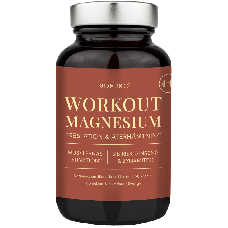 Nordbo WorkOut Magnesium (90 kaps)