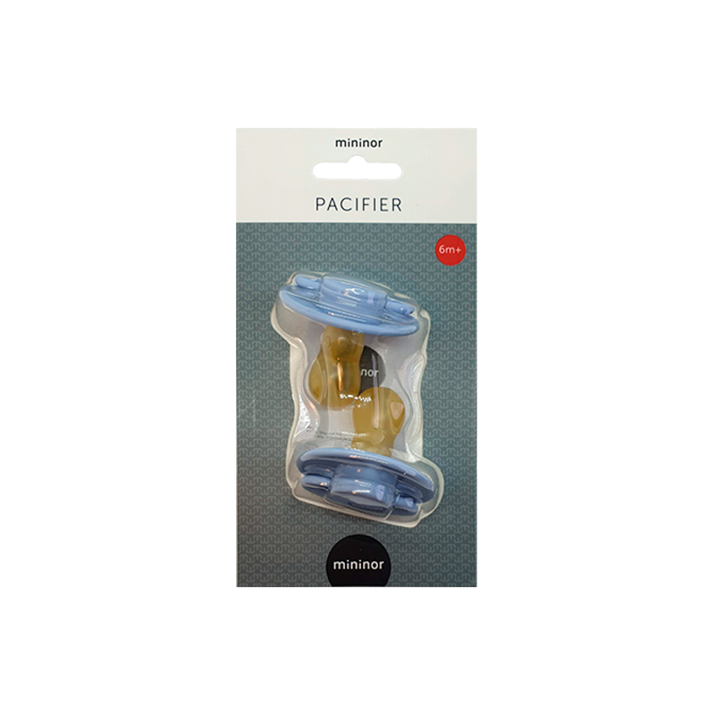 Mininor Latexsut 6+ Mdr Blå (2 stk)