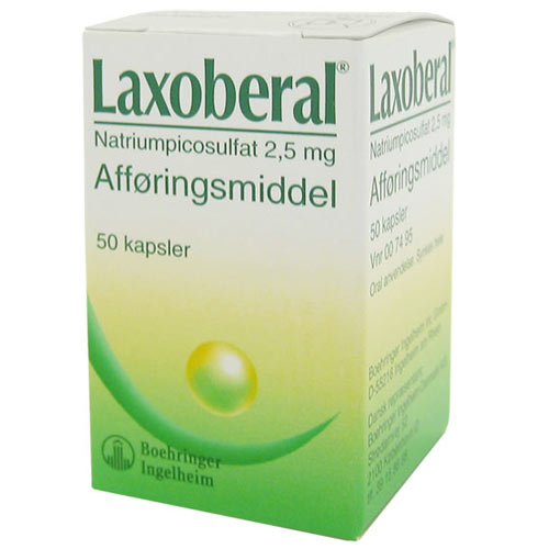 Laxoberal Kapsler 2,5 mg - 50 stk
