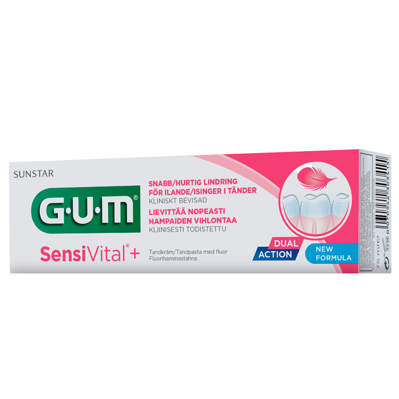 GUM Tandpasta SensiVital+ - 75 ml