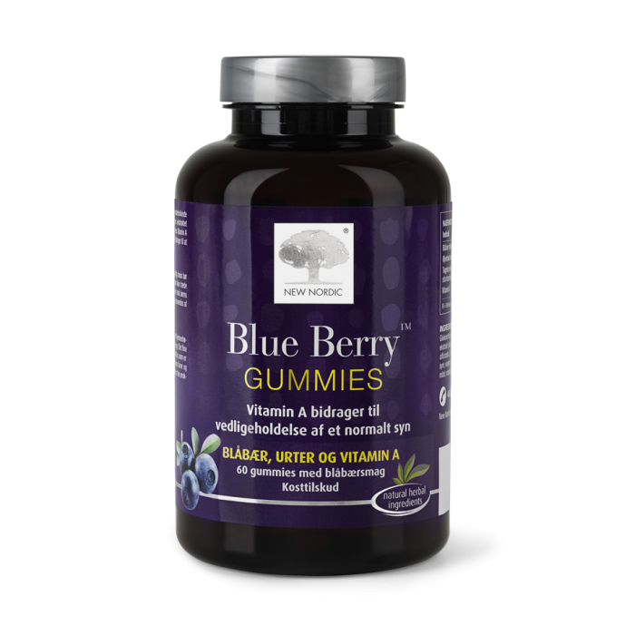 New Nordic Blue Berry gummies - 60 stk.