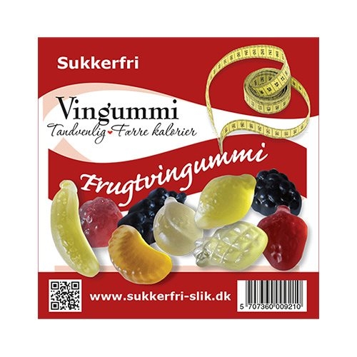 Coala's Naturprodukter Sukkerfri Frugtvingummi - 80 g.