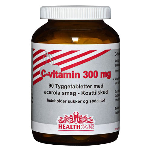 Acerola C-vitamin 300 mg - 90 tabs.