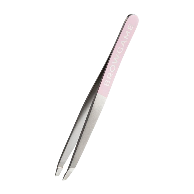Browgame Original Tweezer Slanted Pink - 1 stk