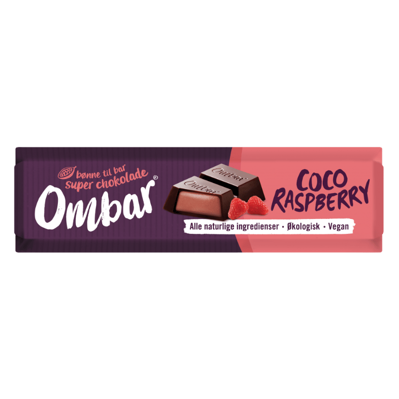 Ombar Kokos & Hindbær Ø (42 g)