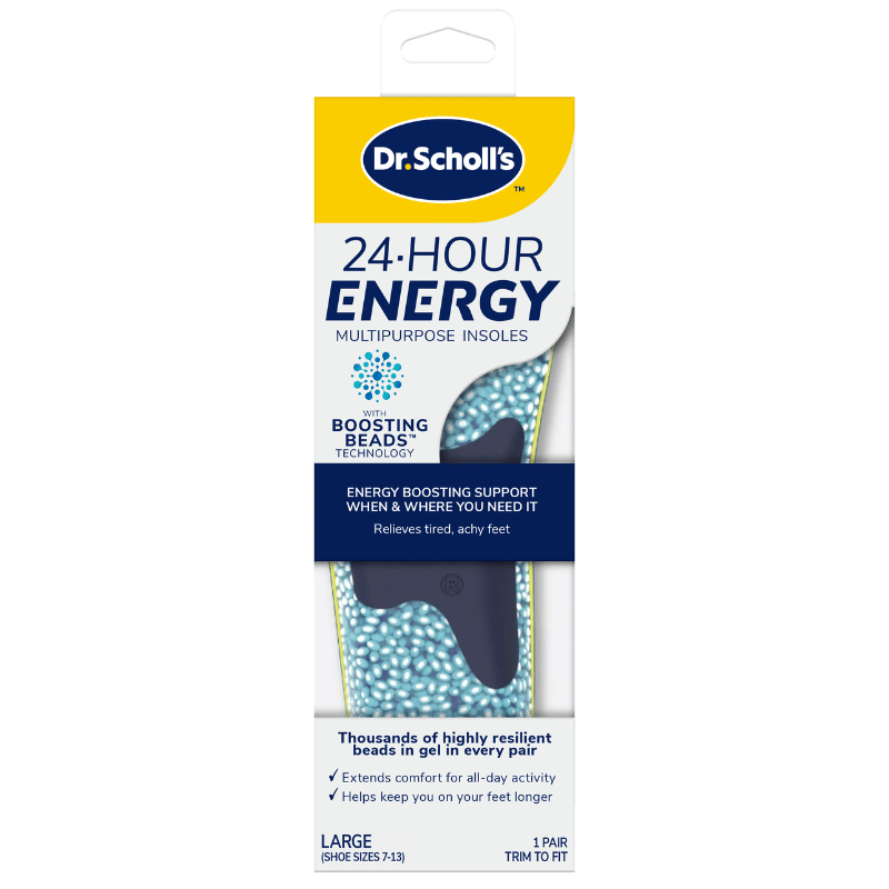 Scholl 24hr Energy Insoles (L) (1 sæt)