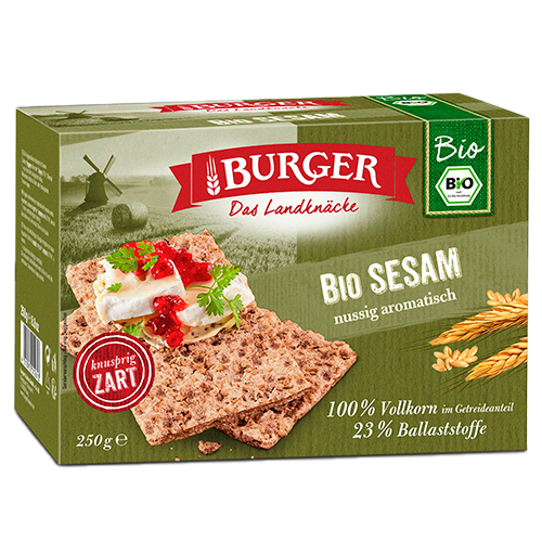 Biogan Knækbrød Sesam Ø (250 g)