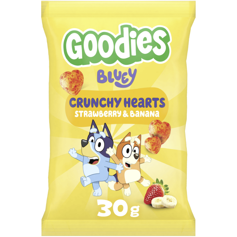 Goodies Crunchy Hearts Banana & Strawberry (30 g)