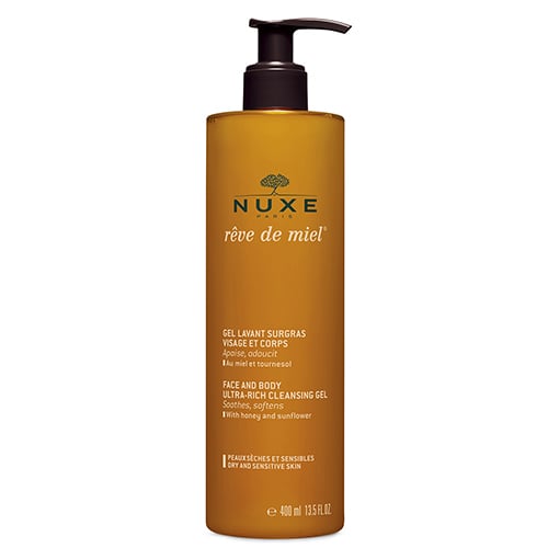 Nuxe Rêve de miel Face and Body Ultra-Rich Cleansing Gel - 400 ml.