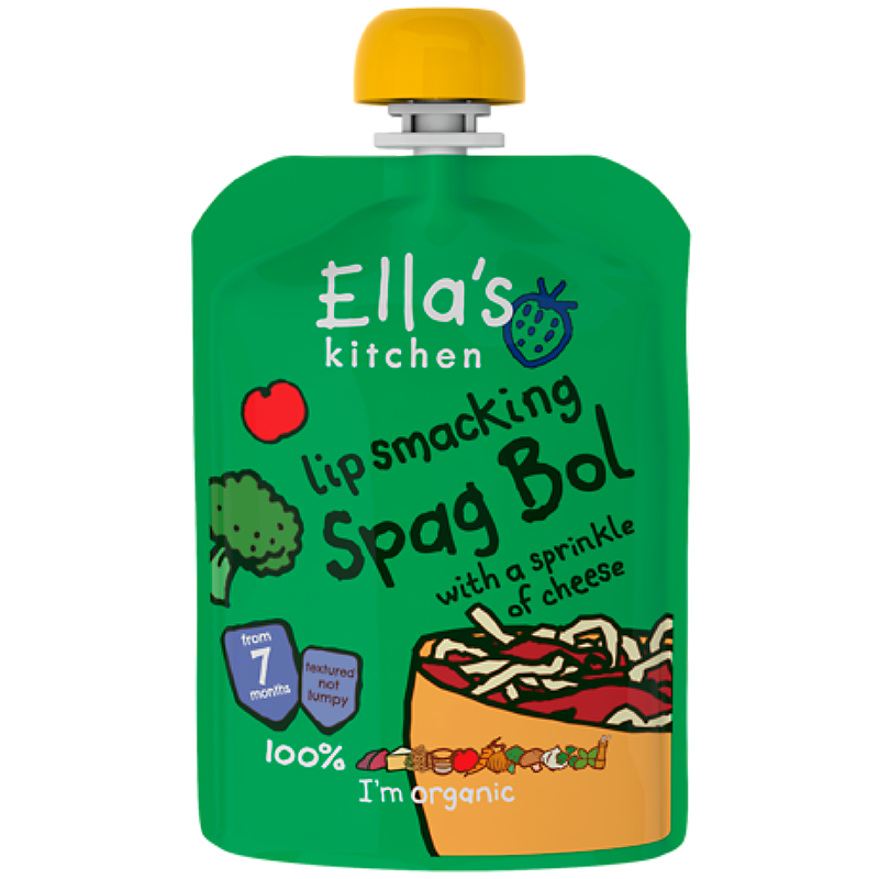 Ellas Kitchen Babymos Spaghetti Bolognese Ø 7 Mdr - 130 gr