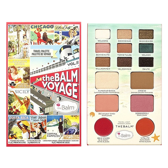 The Balm Voyage Vol. 2 Mini Face Palette 18.1 g.