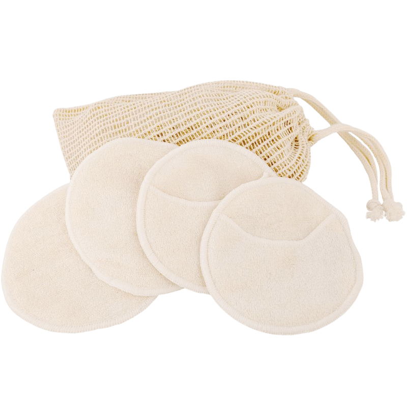 Croll & Denecke Facial Pads In Ramie Washing Bag (4 stk)