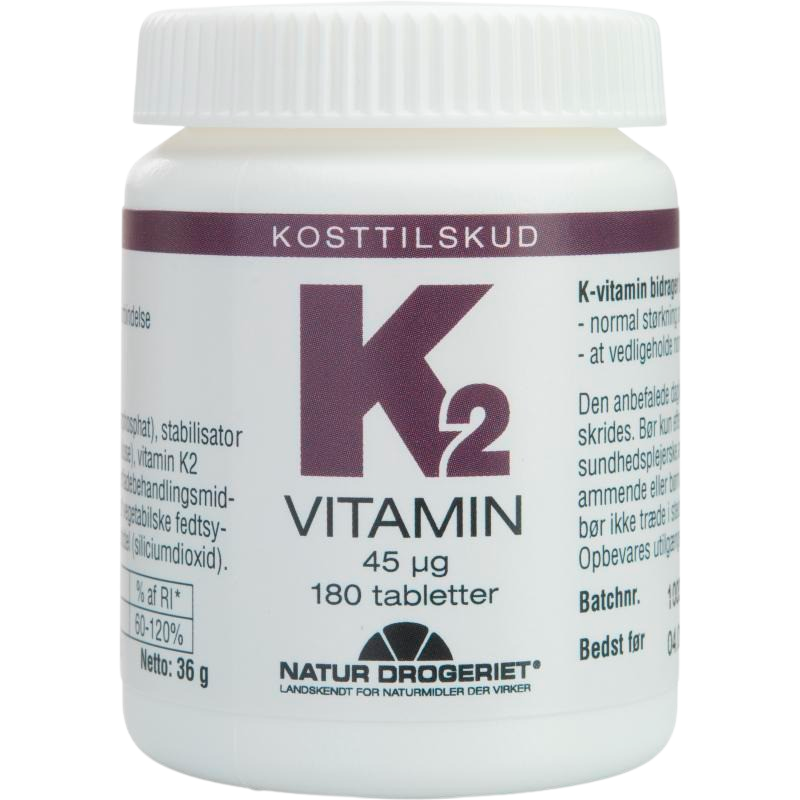 Natur Drogeriet K2 Vitamin 45 μg - 180 tab.