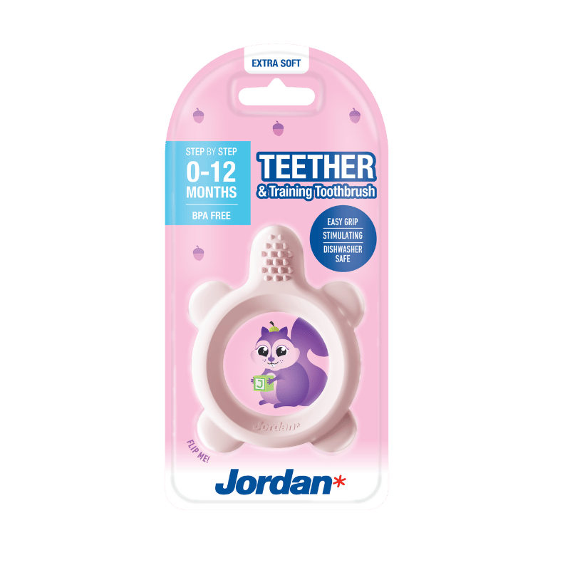 Jordan TB Step 0 Teether & Training Toothbrush (1 stk)