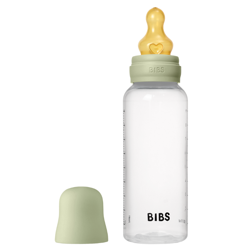 Bibs Baby Bottle Round Latex Slow Flow Ivory (270 ml)