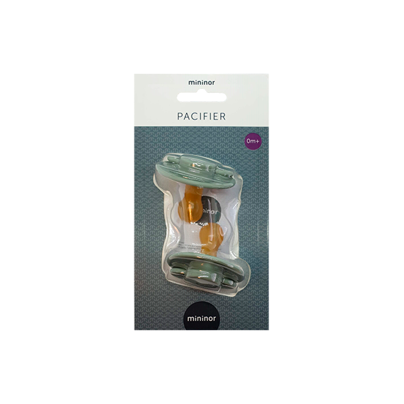 Mininor Latexsut 0+ Mdr Grøn (2 stk)