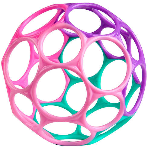 Oball Classic Bold Pink/Lilla (1 stk)
