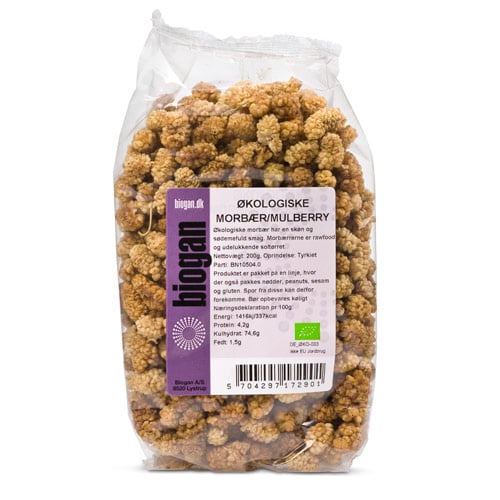 Biogan Morbær rawfood Ø - 200 g.