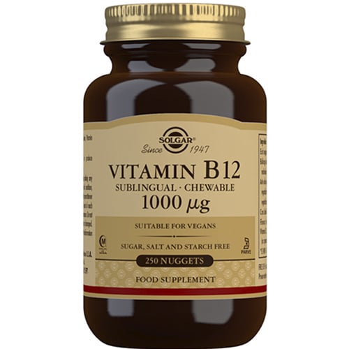 Solgar Vitamin B12 1000ug Kobalamin - 250 tab.