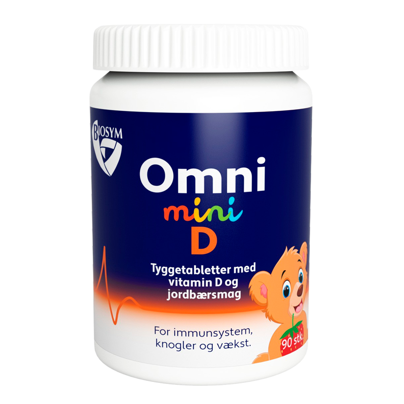 Biosym OmniMINI D (90 tyggetabs)