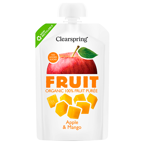 Clearspring Æble-Mango Fruit On The Go Ø (100 g)
