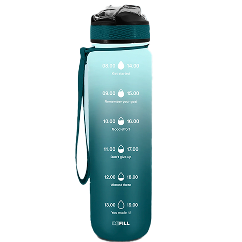 Nupo Motivations Vandflaske Blå (1000 ml)