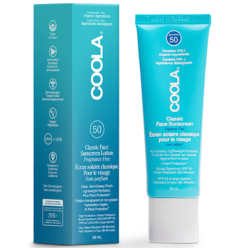 Coola Classic Face Lotion Fragrance Free SPF 50 (50 ml)