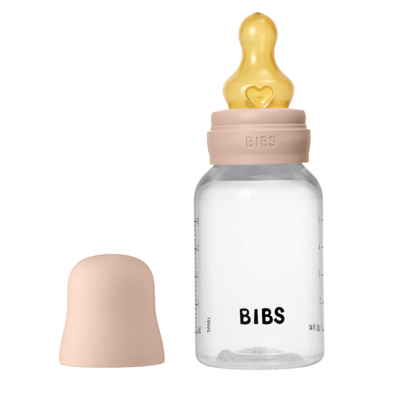 Bibs Baby Bottle Round Latex Slow Flow Ivory (150 ml)