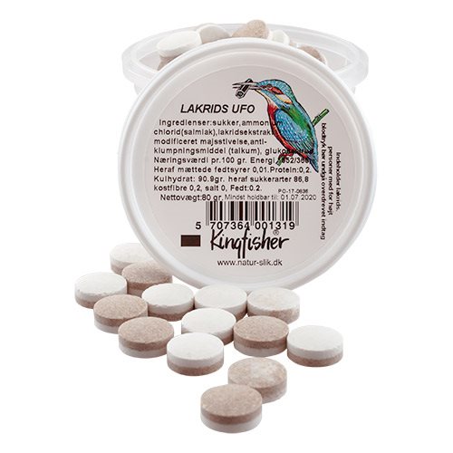 Kingfisher Lakrids UFO - 80 g.