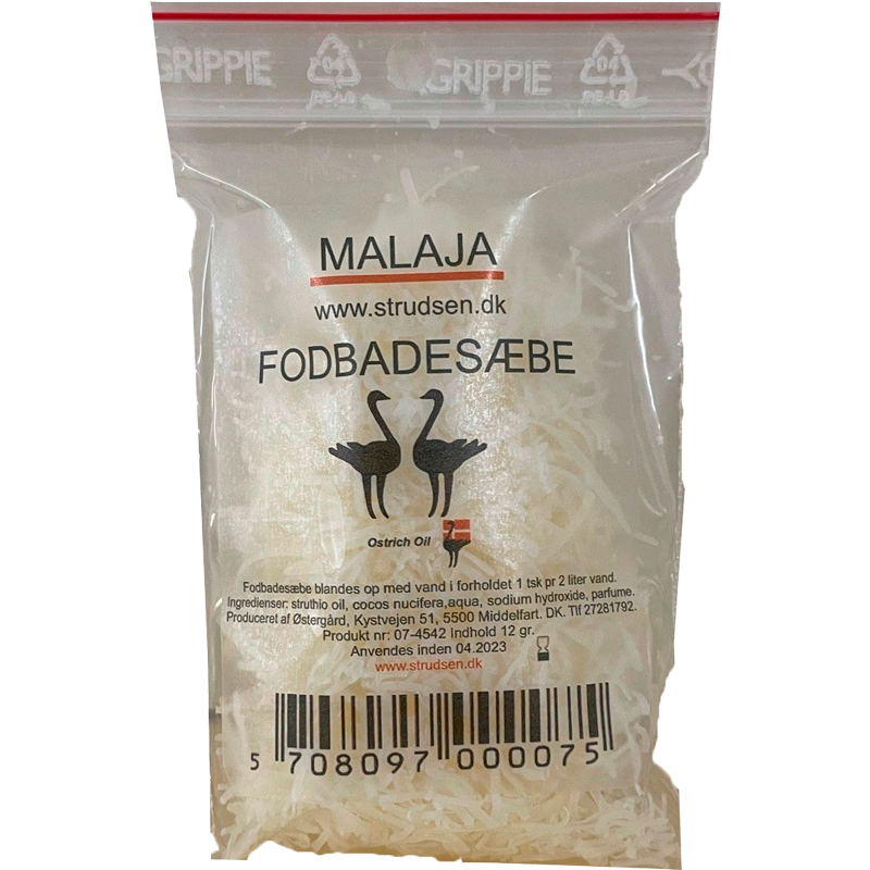 Ostrich Oil Struds Fodbadesæbe (12 gr)