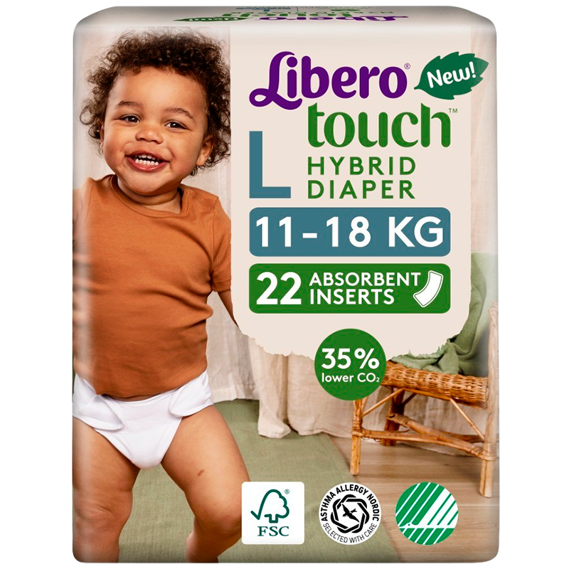 Libero Touch Hybrid Inserts L 11-18 kg (22 stk)