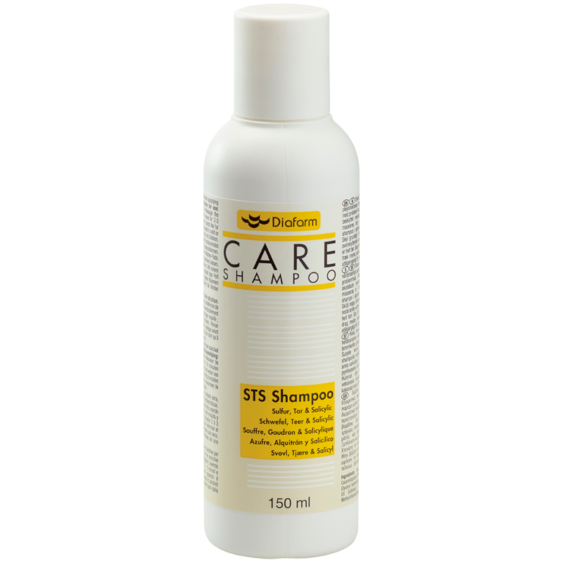 Diafarm Svovl Tjære Salicyl Shampoo Til Dyr - 150 ml.