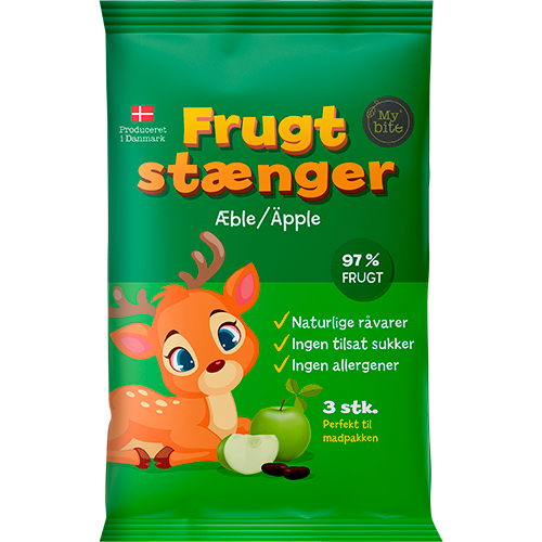MyBite Frugtstænger Æble (60 g)