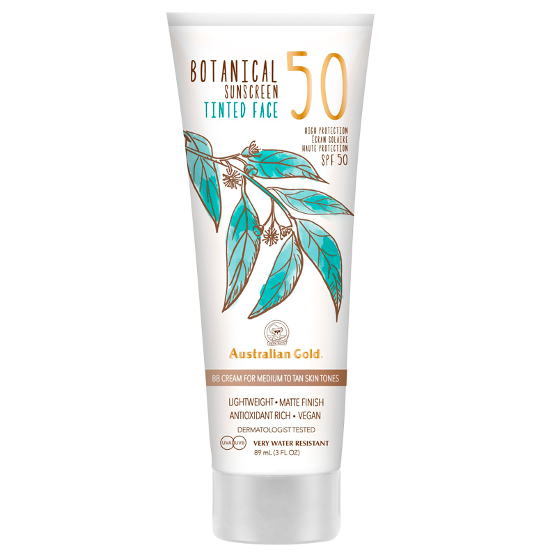 Australian Gold Botanical SPF50 Tinted Medium-Tan - 88 ml
