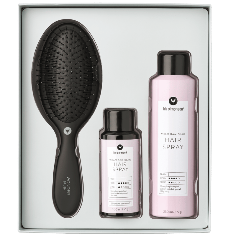 HH Simonsen Hair Spray Gift Box Inkl. Wonder Brush (1 sæt)