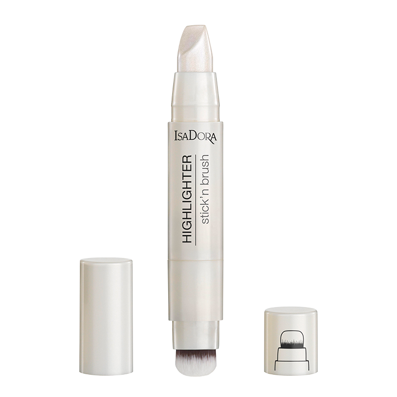 IsaDora Highlighter Stick'n Brush 20 Frosty Glow (3.6 g)