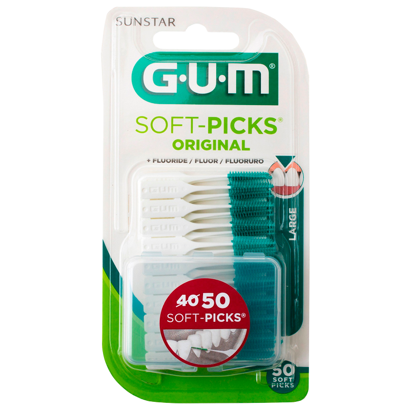 GUM Soft-Picks Large - 50 stk