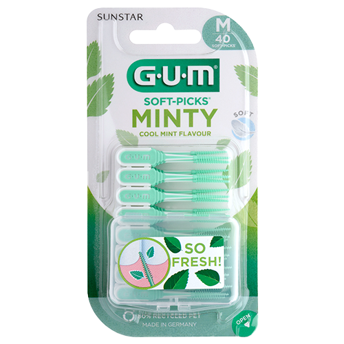 GUM Soft-Picks Minty Medium (40 stk)