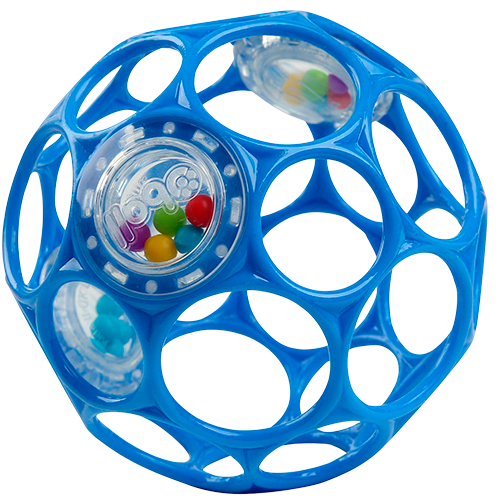 Oball Rattle Blå (1 stk)