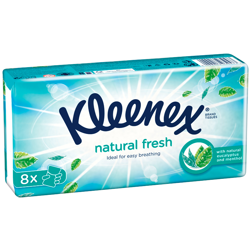 Kleenex Natural Fresh Lomme (10x8 stk)