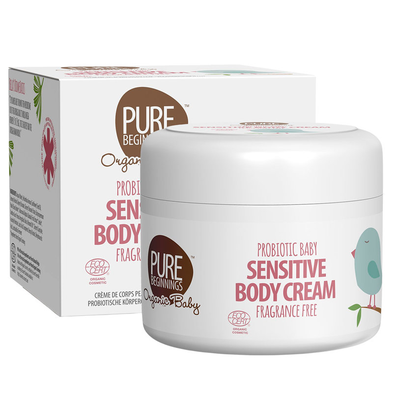 Pure Beginnings Organic Baby Sensitive Cream Wash Fragrance Free - 250 ml.