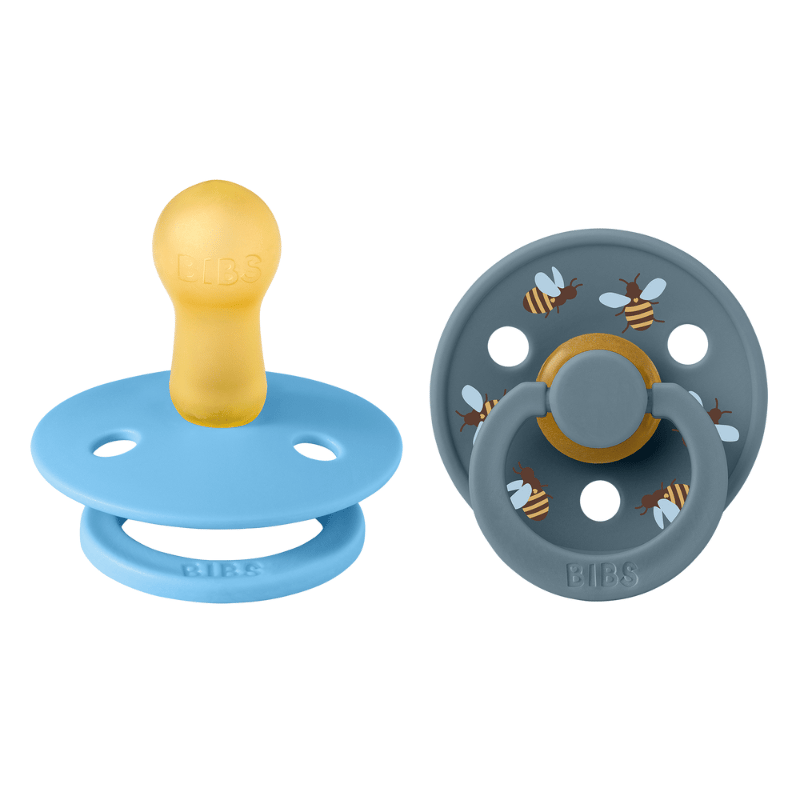 Bibs Pacifier Studio Colour Bumblebee Latex Size 2 Breeze Mix (1 sæt)