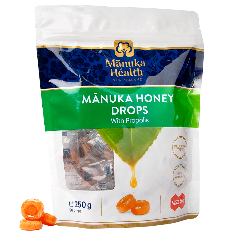 Manuka Health MGO 400+ Manuka Honey Drops Propolis (58 stk)