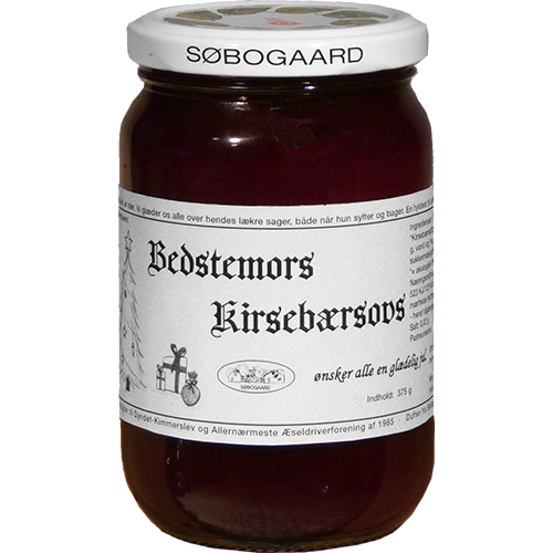 Søbogaard Kirsebær Sovs Ø (375 g)