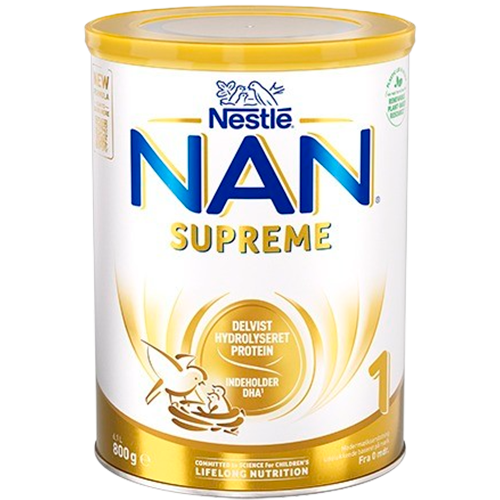 NAN Supreme 1 Modermælkserstatning - Fra 0 mdr. (800 g)