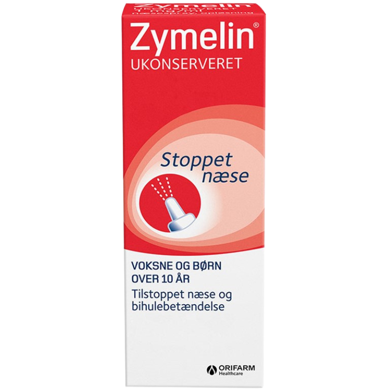 Zymelin Ukonserveret Næsespray 1 mg - 10 ml.