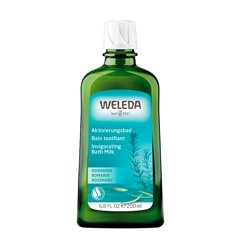Weleda Rosemary Invigorating Bath Milk - 200 ml.