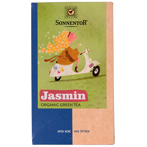 Sonnentor Grøn Te Jasmin Breve Ø - 18 breve.