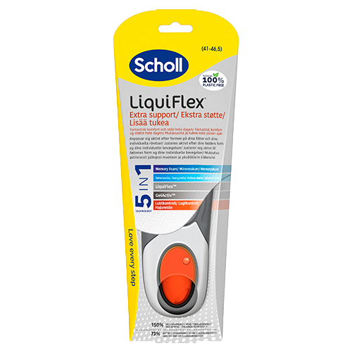Scholl Insoles Liquiflex Extra Support (L) (1 sæt)