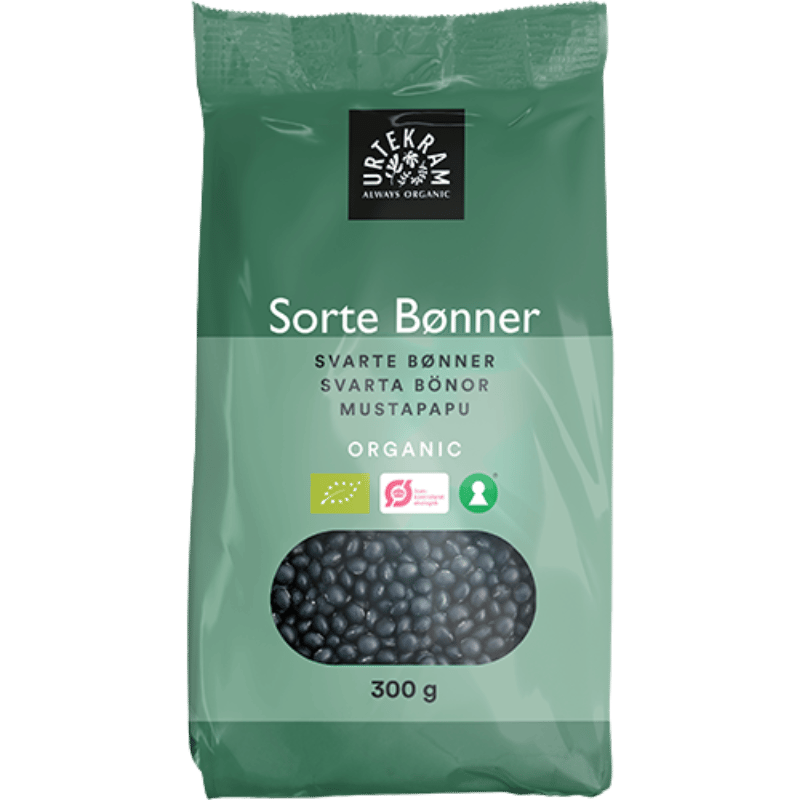 Urtekram Sorte bønner Ø - 300 g